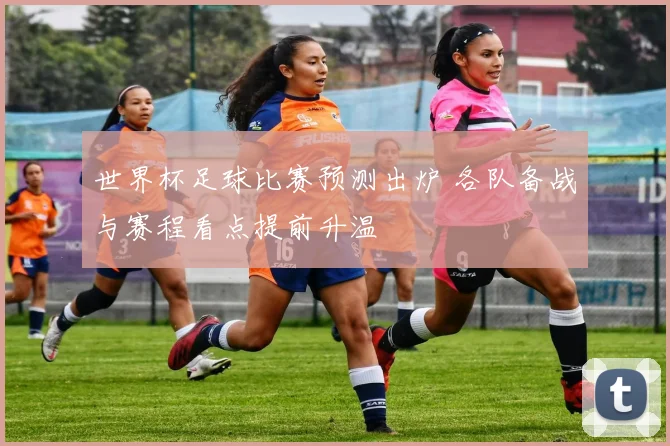 世界杯足球比赛预测出炉 各队备战与赛程看点提前升温