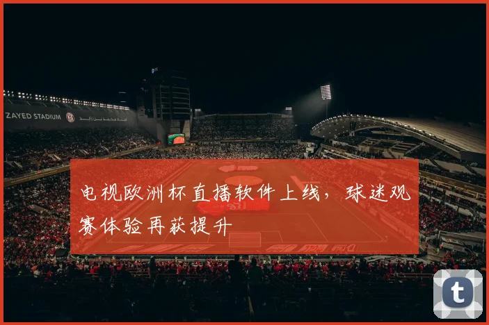 电视欧洲杯直播软件上线,球迷观赛体验再获提升
