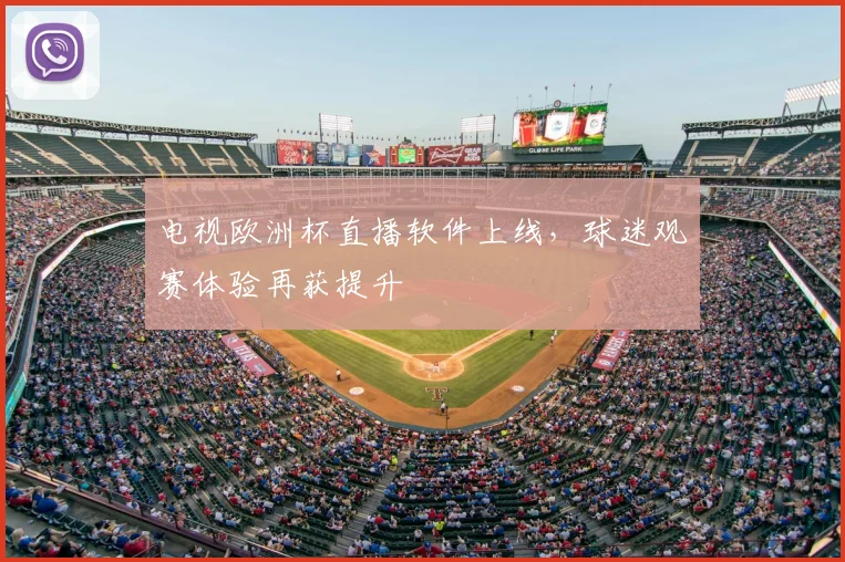 电视欧洲杯直播软件上线,球迷观赛体验再获提升
